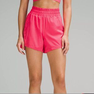 Lululemon Track That High-Rise Lined Short 5" inches - Size 8 - Pink